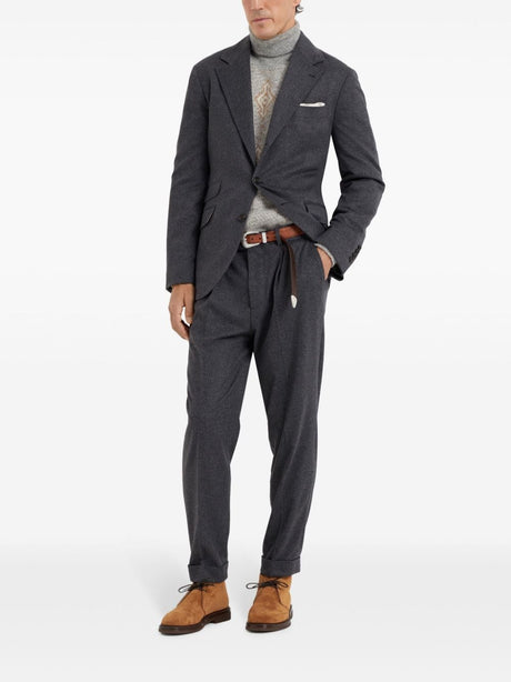 BRUNELLO CUCINELLI Tailored Tapered-Leg Trousers