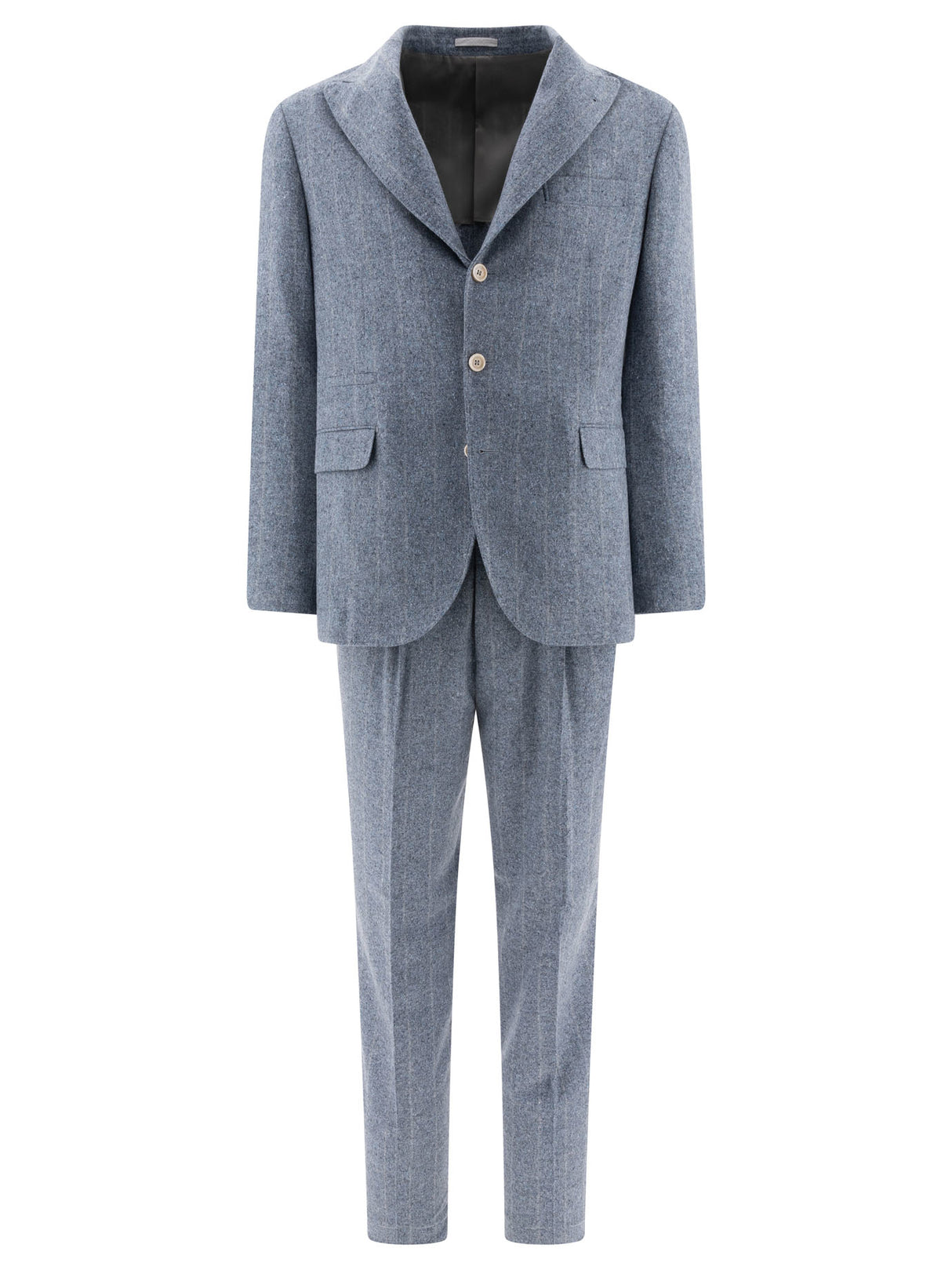 BRUNELLO CUCINELLI Sophisticated Pinstriped Suit for Men - Regular Fit