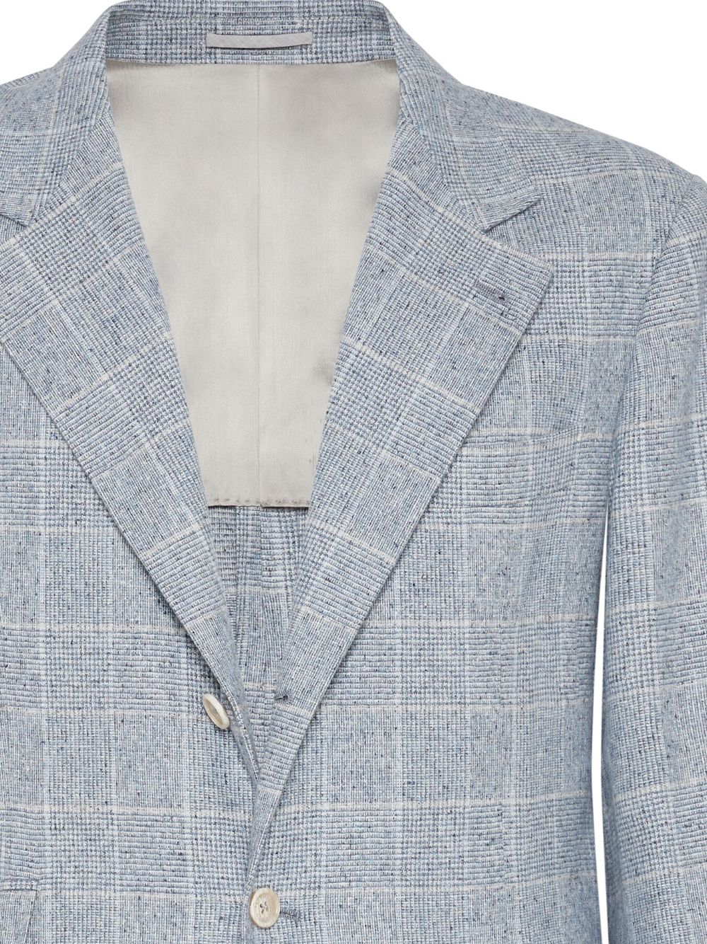 BRUNELLO CUCINELLI PRINCE OF WALES DECONSTRUCTED JACKET