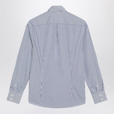 BRUNELLO CUCINELLI Classic Striped Cotton Shirt for Men - FW24