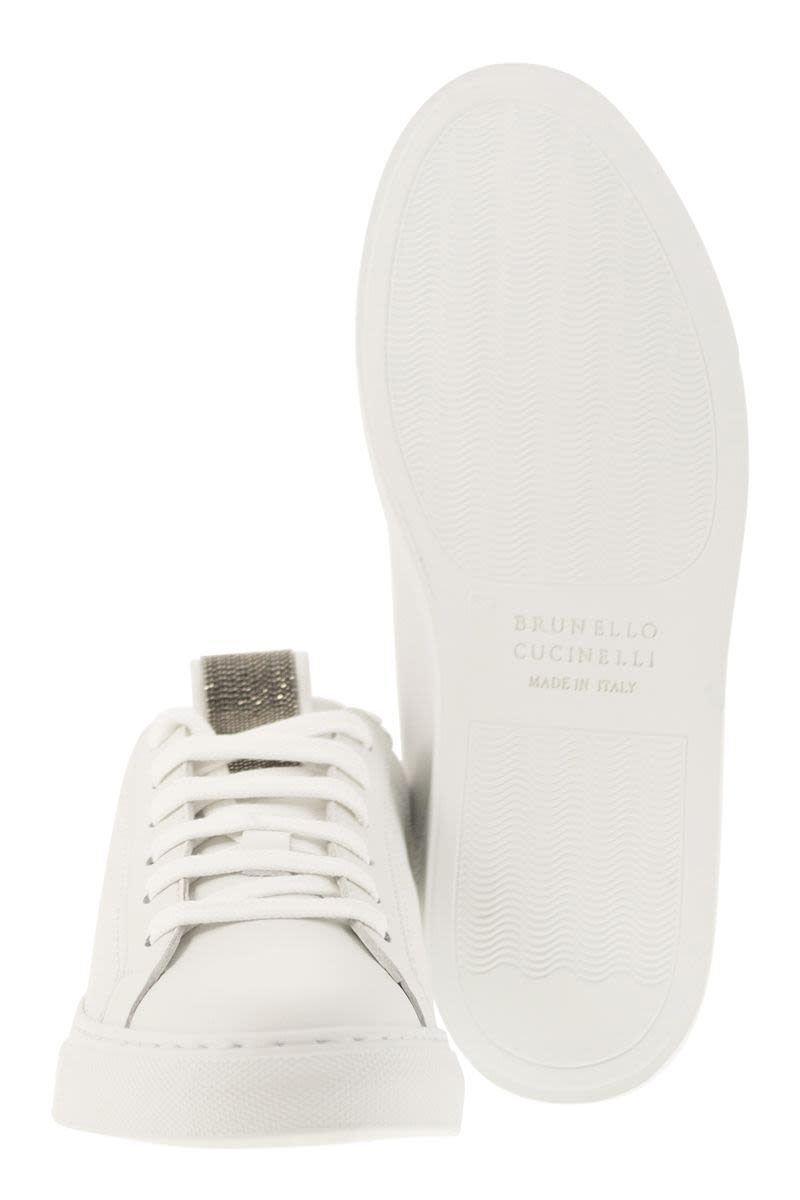 BRUNELLO CUCINELLI Fashionable 100% Leather Matte Sneakers for Women