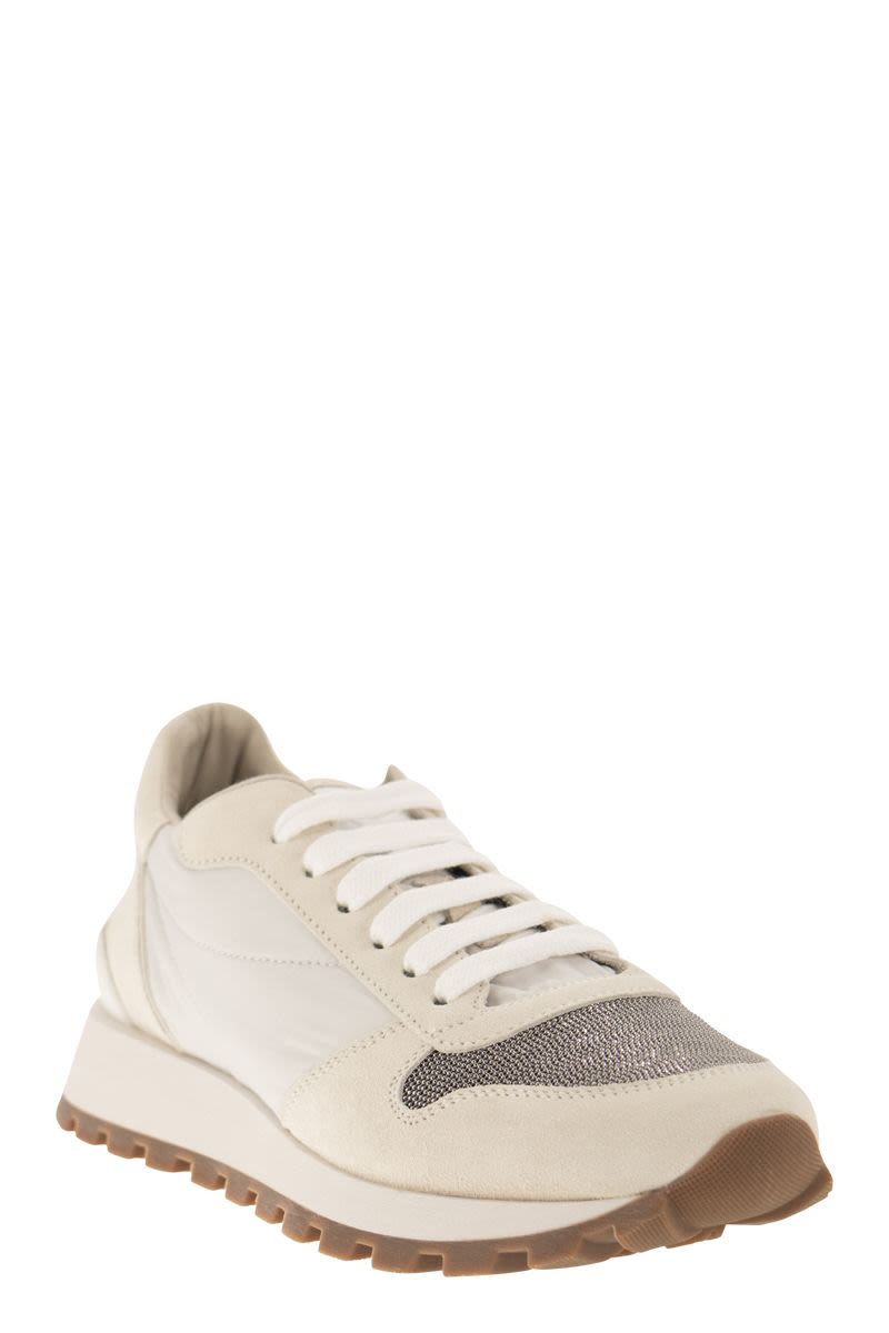 BRUNELLO CUCINELLI Color-Block Panelled Lace-Up Sneaker for Women