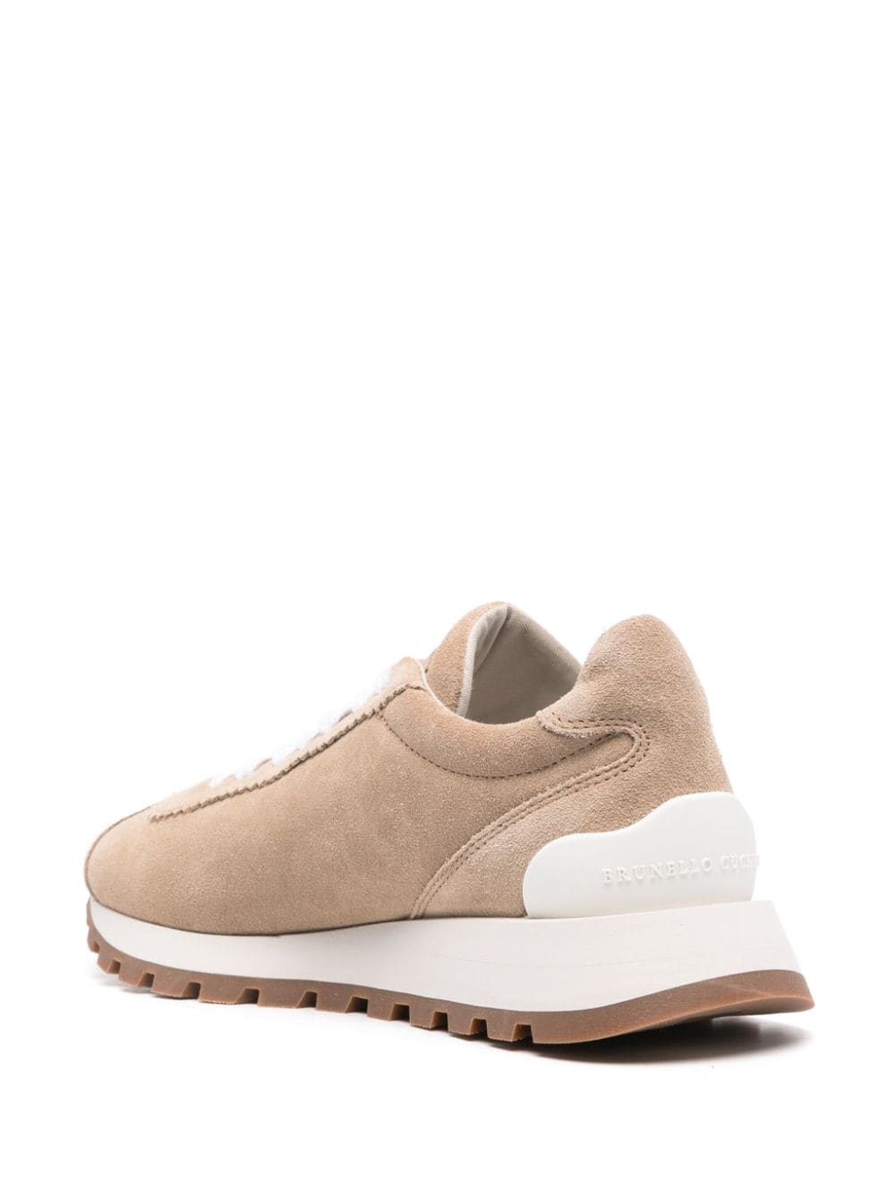 BRUNELLO CUCINELLI Luxury Suede Sneakers with Monili Bead Detail