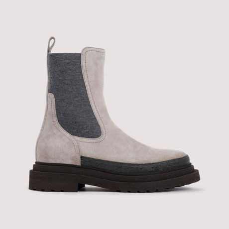 BRUNELLO CUCINELLI Boot da lộn thanh lịch