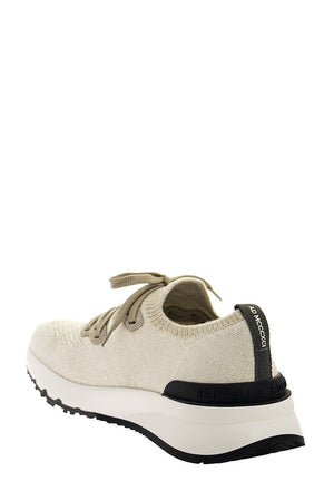 BRUNELLO CUCINELLI Lightweight Chinè Cotton Knit Runners for Men