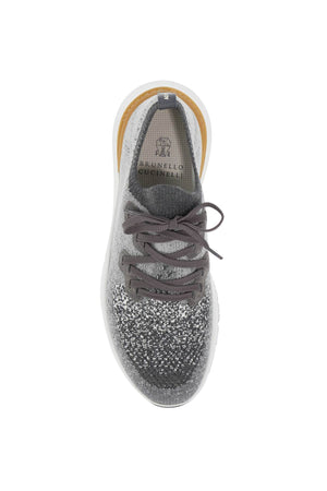 BRUNELLO CUCINELLI Lightweight Chinè Cotton Knit Runners for Men