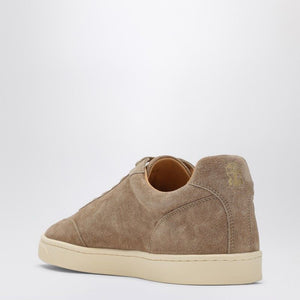 BRUNELLO CUCINELLI Men's Beige Suede Sneakers - FW24 Collection