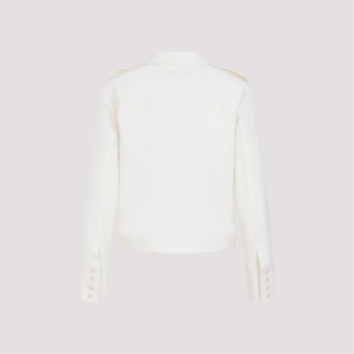 THEORY Beige Wool Boxy Jacket for Women | SS24 Collection