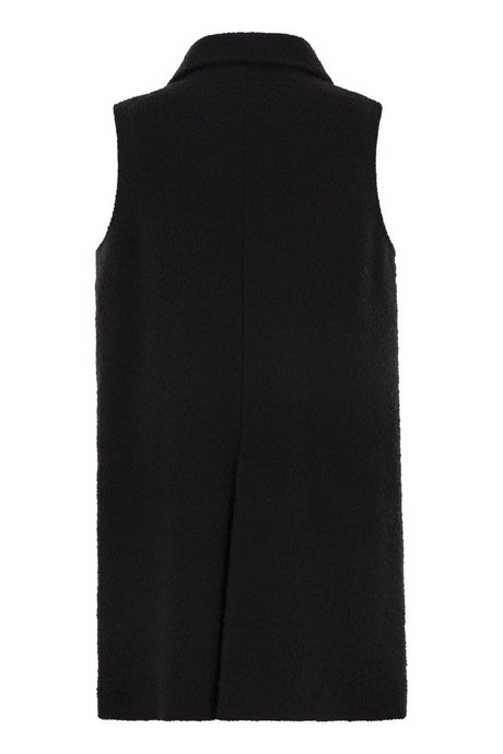 FAY Wool Vest with Iconic Hook Closure