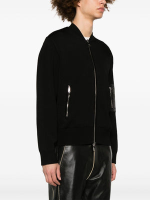 NEIL BARRETT FW23 Men's Black Bomber Jacket