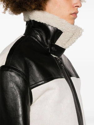 NEIL BARRETT White Fur-lined Jacket for Men - FW23 Collection