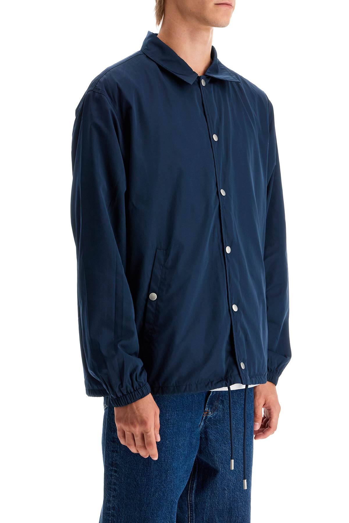 MAISON KITSUNÉ Relaxed Fit Nylon Coach Jacket for Men - Size L