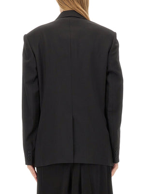 HELMUT LANG Oversized Fit Wool Jacket for Women