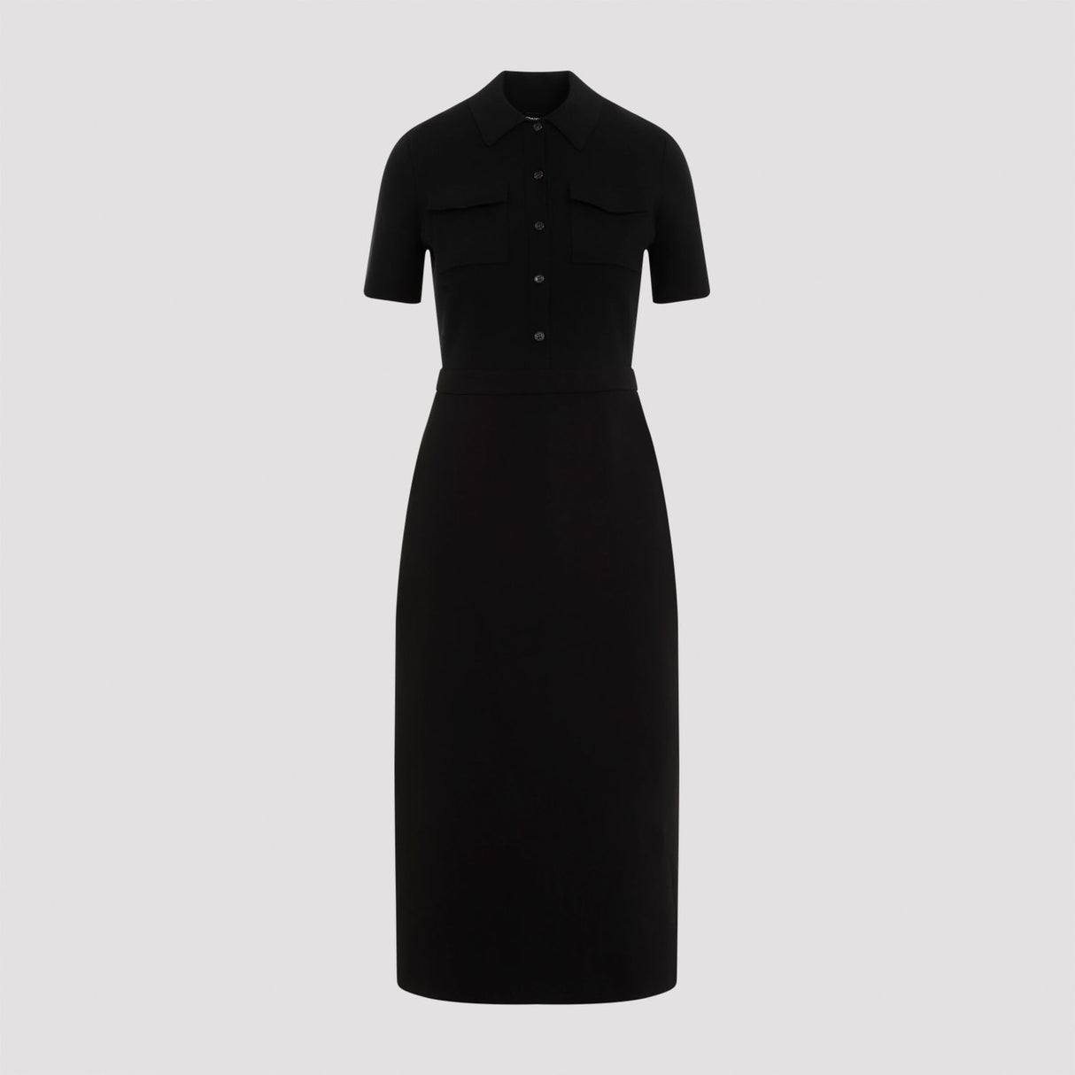 THEORY Chic Merino Wool Midi Dress for Women