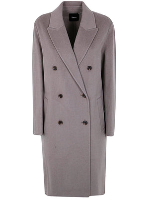 THEORY Relaxed Double Breasted Coat