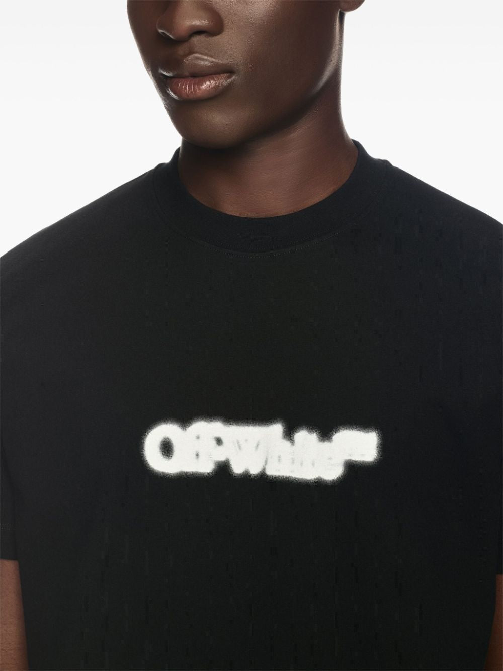 OFF-WHITE Slim Fit Spray Arrow Short Sleeve Tee