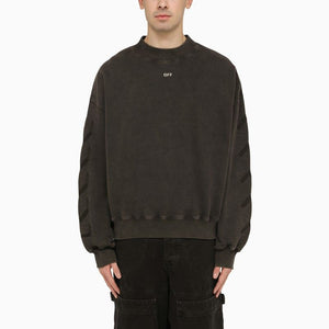 OFF-WHITE Men's Black Skate Sweatshirt for SS24