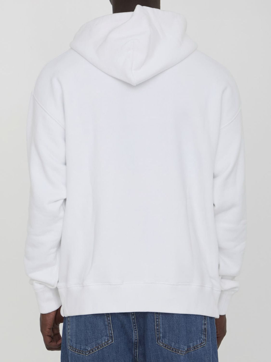 OFF-WHITE Áo Hoodie Skate Khổ Lớn Phong Cách Sách - Thu/Đông 2024