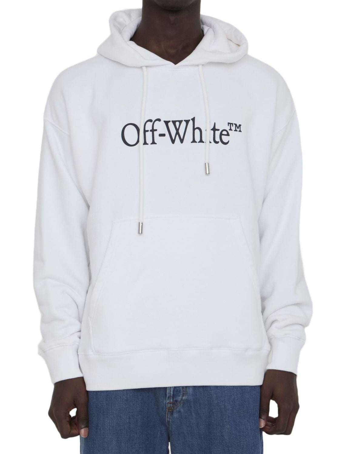 OFF-WHITE Áo Hoodie Skate Khổ Lớn Phong Cách Sách - Thu/Đông 2024