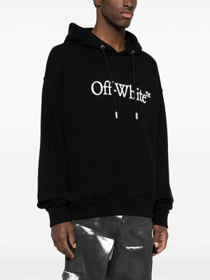 OFF-WHITE Áo Hoodie Skate Khổ Lớn Phong Cách Sách - Thu/Đông 2024