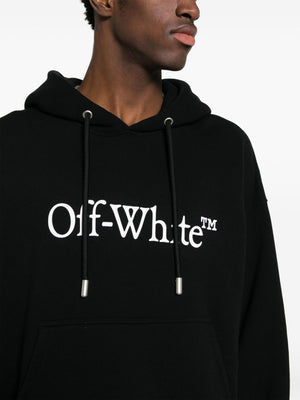 OFF-WHITE Urban Chic Black Logo Hoodie