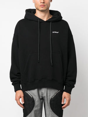 OFF-WHITE Classic Logo Cotton Hoodie for Men