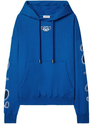 Áo Hoodie Xanh Dương Và Trắng Cho Nam