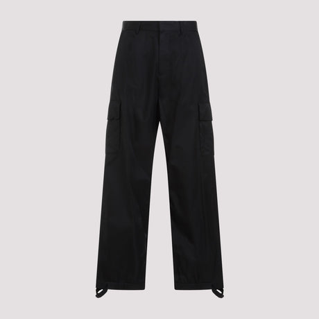 OFF-WHITE Black Cargo Pants for Men - SS24 Collection