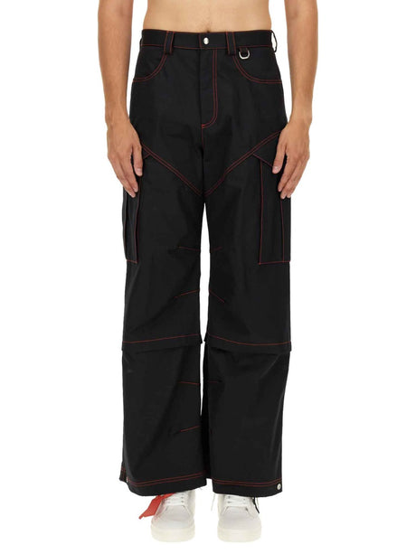 OFF-WHITE Men's Straight Fit Cargo Pants - Size 50