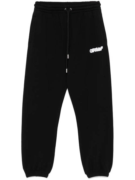 OFF-WHITE Cuffed Sweatpants with Spray Arrow Design