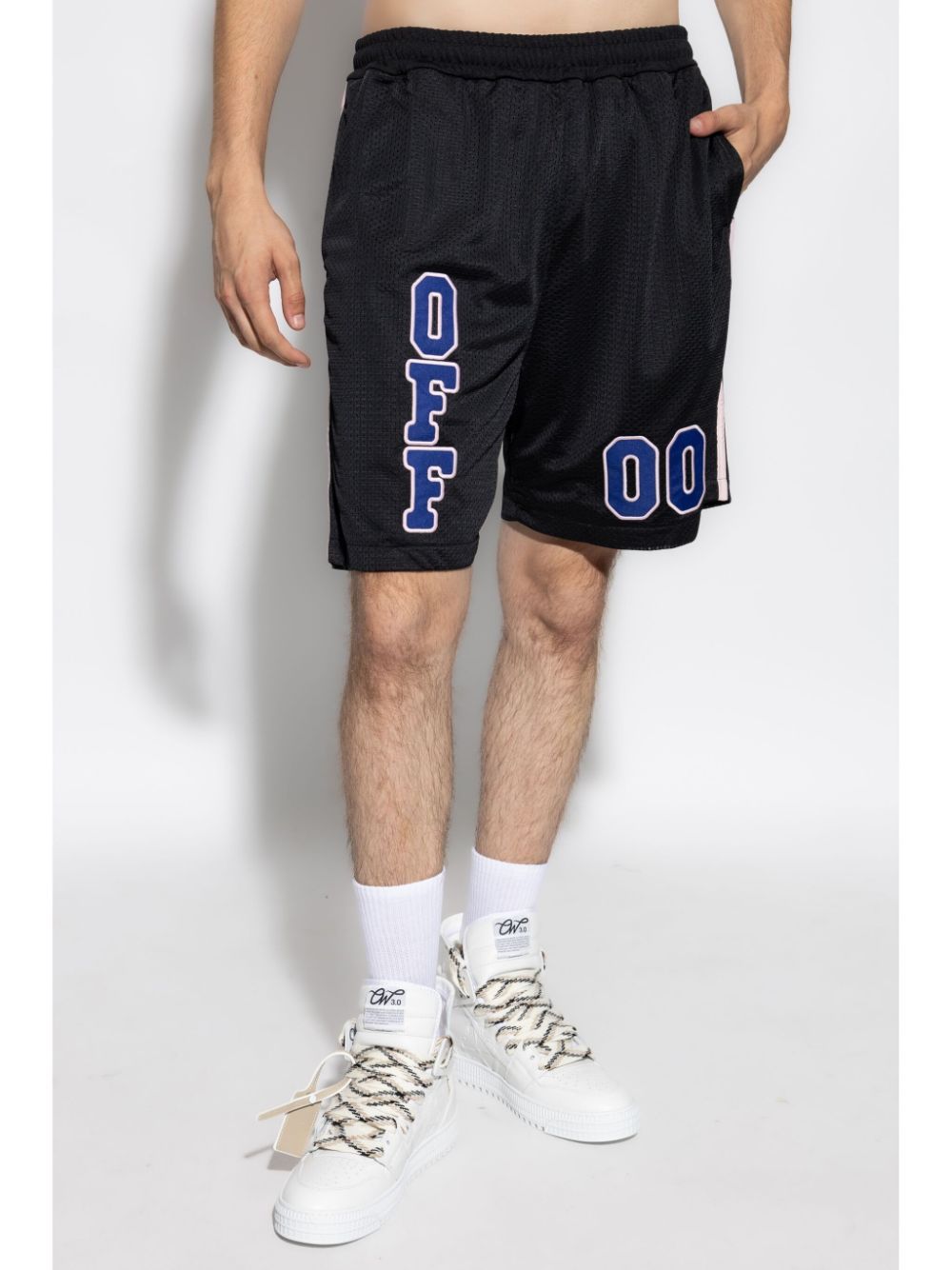 OFF-WHITE Men's Mesh Basket Shorts