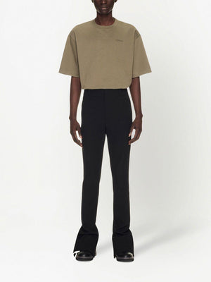 OFF-WHITE Slim Tailored Pants with Zippered Ankle for Men