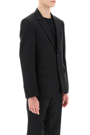 OFF-WHITE Men's Corporate Slim Jacket in Black - Made with Techno Drill Fabric