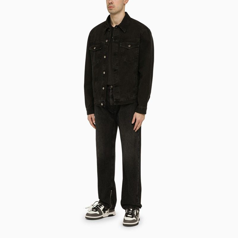 OFF-WHITE 24SS Men's Black Jacket - Trendy and Stylish