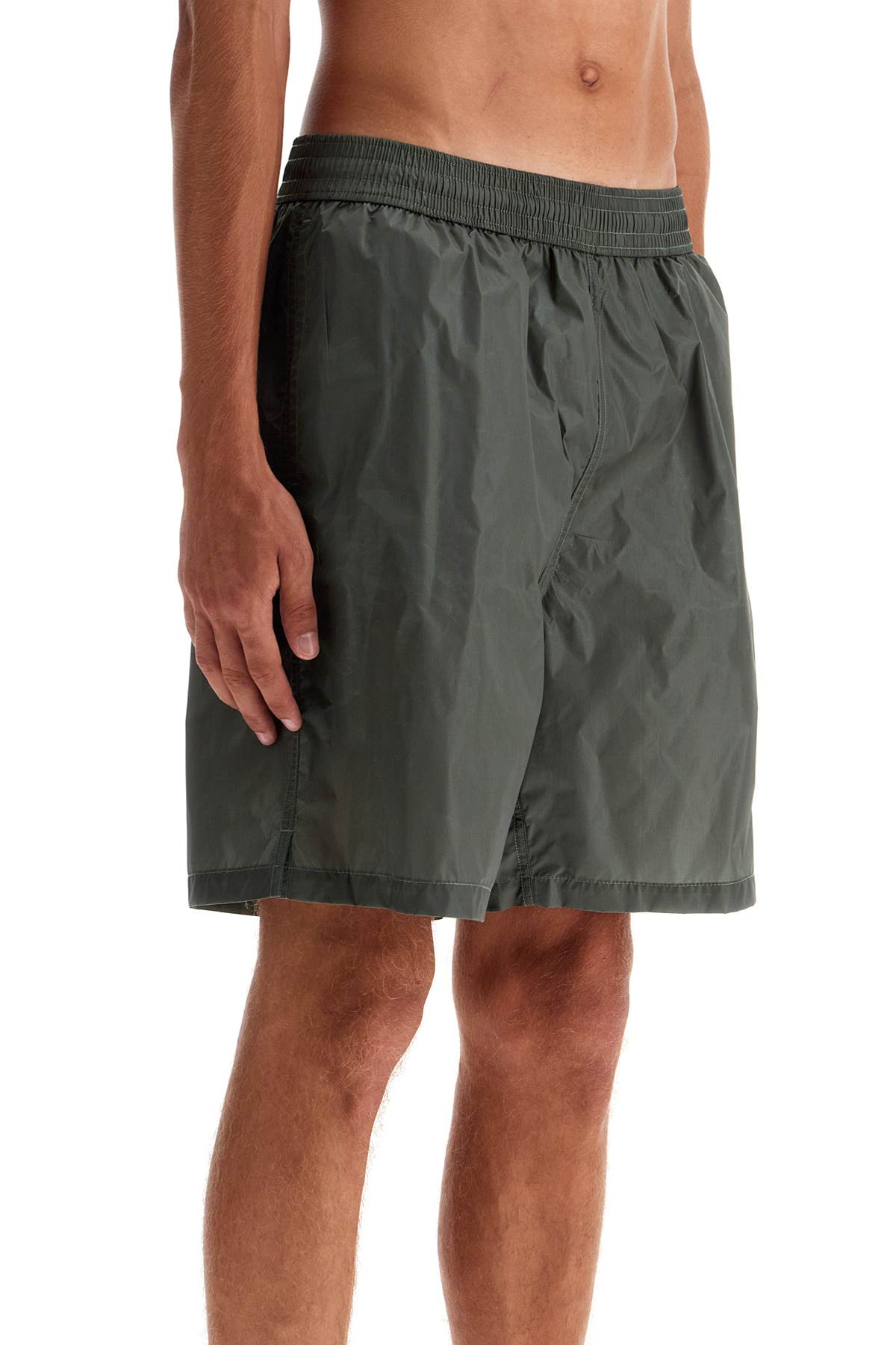 OFF-WHITE Oceanic Wave Bermuda Shorts