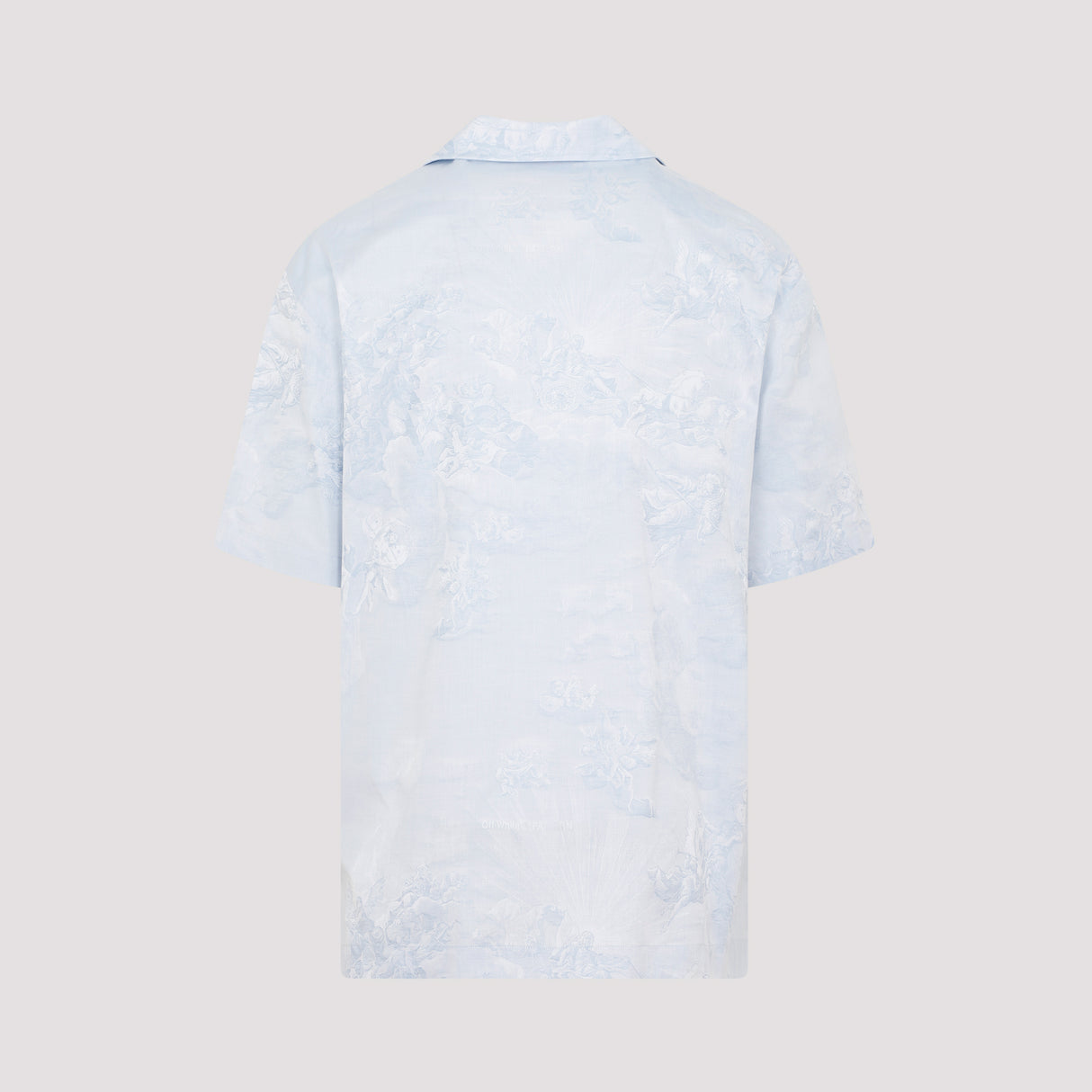 OFF-WHITE Light Blue Tone-On-Tone Shirt for Men from SS23 Collection