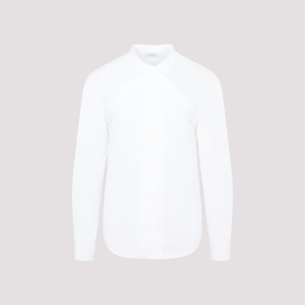 Mens Off-White Cotton Shirt