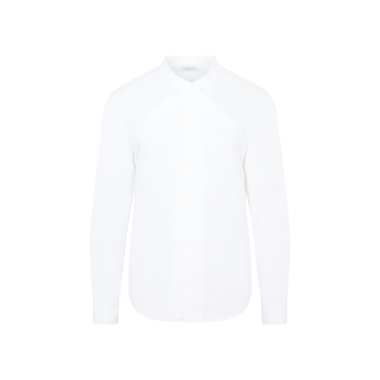 Mens Off-White Cotton Shirt