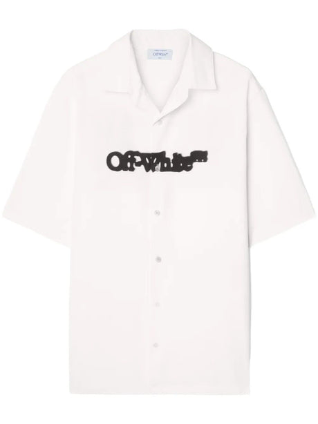 OFF-WHITE Spray Arrow Bowling Shirt