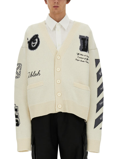 OFF-WHITE Varsity Cardigan - Size L