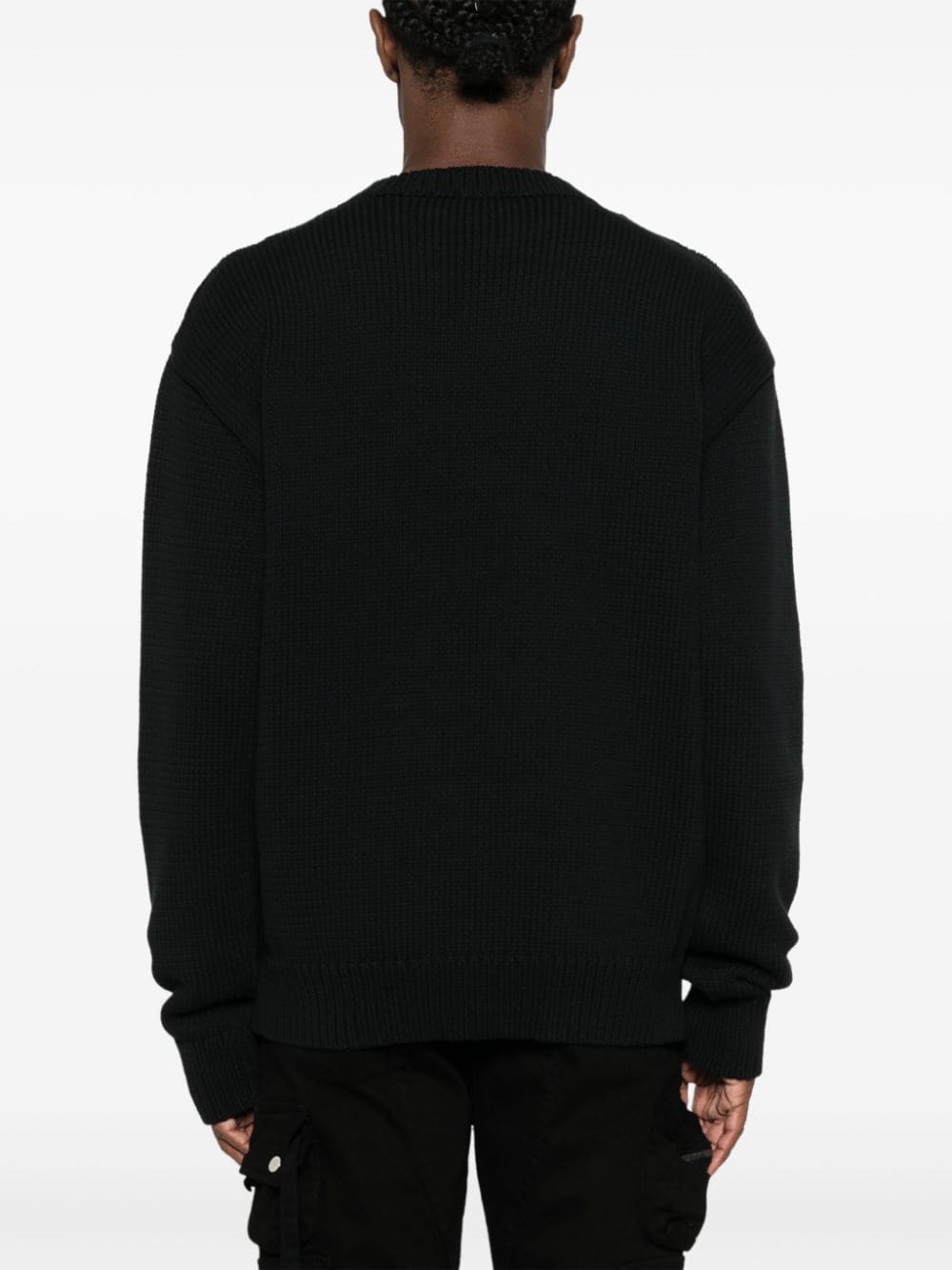 OFF-WHITE Bookish Cotton Crewneck Sweatshirt for Men - FW24