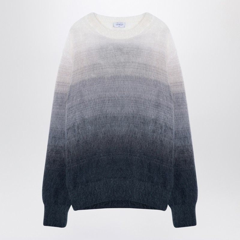 OFF-WHITE Urban Grey Shaded Crew Neck Sweater