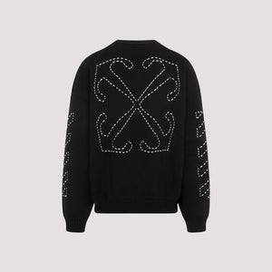 OFF-WHITE Stitch Arrow Diagonal Pullover