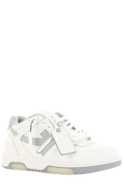 OFF-WHITE Out of Office White & Grey Sneakers