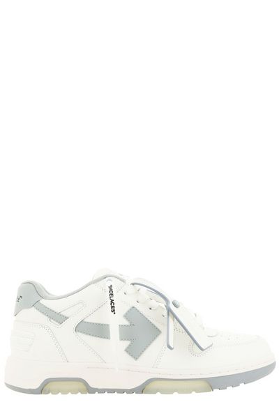 OFF-WHITE Out of Office White & Grey Sneakers