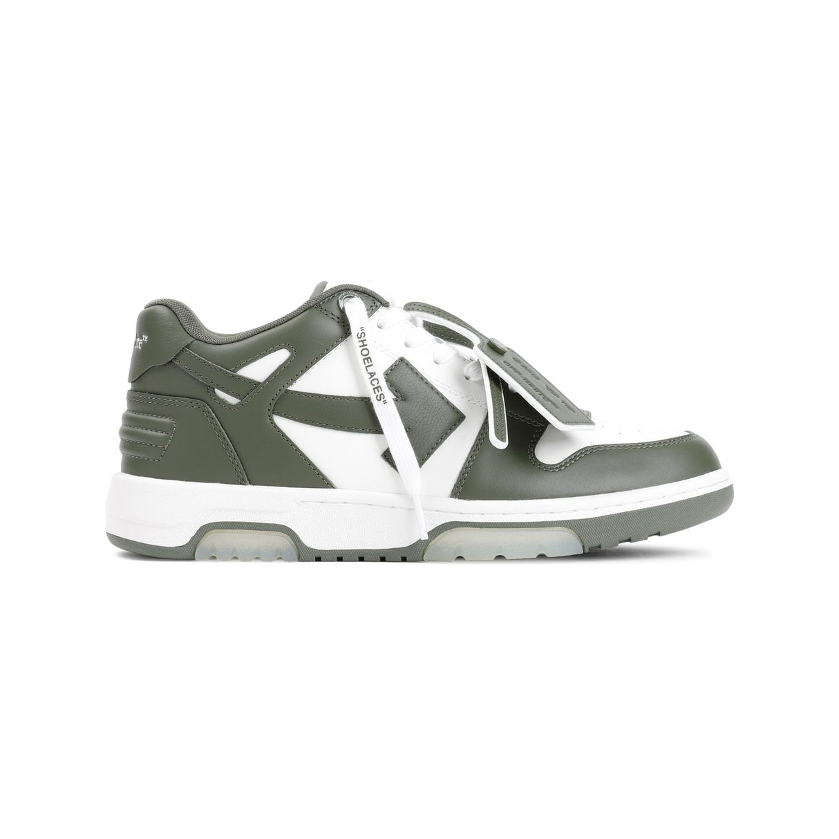 OFF-WHITE Out of Office Leather Sneakers