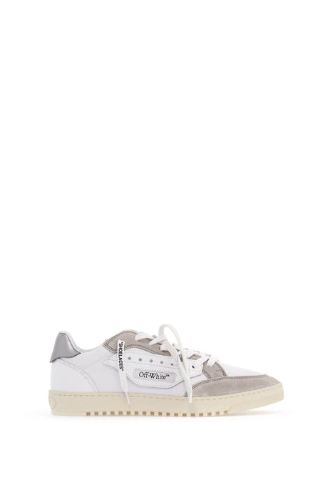 OFF-WHITE Premium Canvas & Leather Sneakers for Men