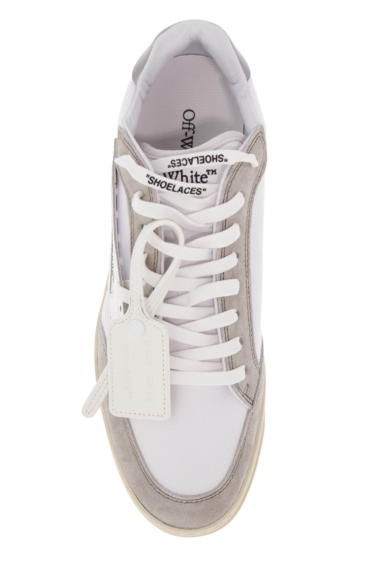 OFF-WHITE Premium Canvas & Leather Sneakers for Men