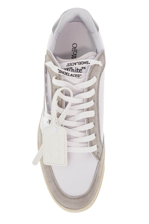 OFF-WHITE Premium Canvas & Leather Sneakers for Men