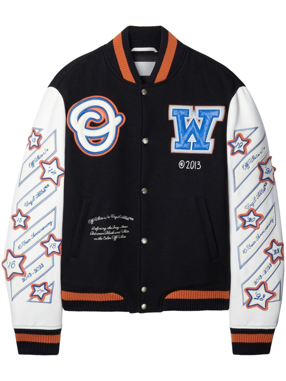 OFF-WHITE Wool Varsity Jacket for Men